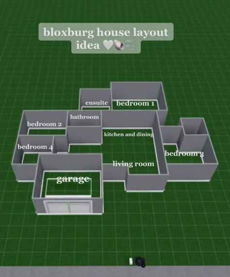 1 story bloxburg house layout idea Bloxburg House Ideas With Garage, Blocksburg House Layout 1 Story Family, Bloxburg House Layouts 1 Story Small Fall, 1story Bloxburg House, Bloxburg Modern House Ideas 1 Story Layout, 1 Story House Bloxburg Layout, Cheap Bloxburg House Layout 1 Story, House Layouts Bloxburg 1 Floor, One Story House Layout Bloxburg