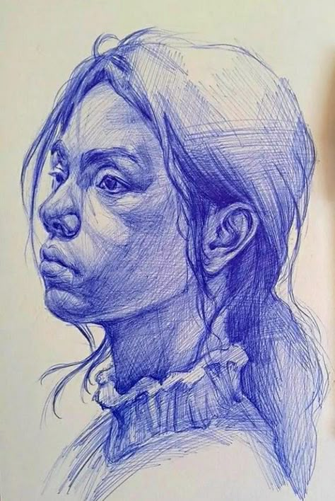 Pen Portrait, Biro Art, Animal Line Drawings, Pen Sketches, Buddhist Art Drawing, Ballpoint Pen Art, Ballpoint Pen Drawing, Pen Art Drawings, Tinta China