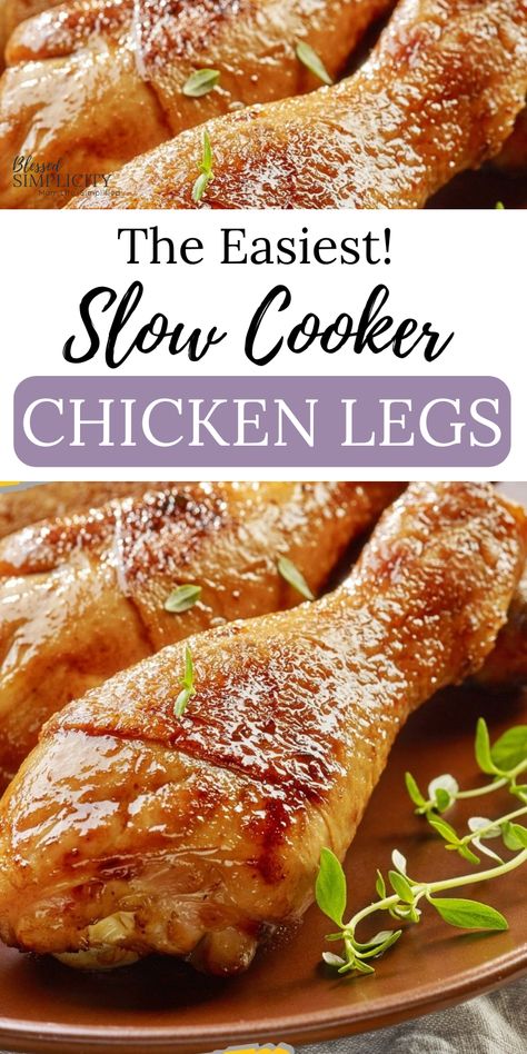 Slow Cooker Chicken Legs Chicken Legs In The Crockpot Recipes, Hot Chicken Legs Recipes, Crockpot Chicken Legs And Potatoes, Frozen Chicken Legs In The Crock Pot, Chicken Legs In Crockpot Easy, Dinner Ideas Chicken Legs Drumstick Recipes, Quick Chicken Leg Recipes, Crock Pot Chicken Legs Recipes, Slow Cooker Chicken Legs Bone In