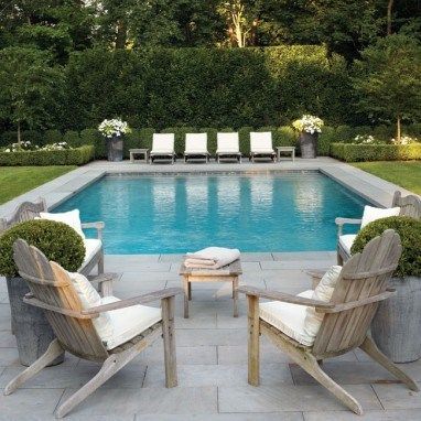 Kleiner Pool Design, Living Pool, Luxury Swimming Pools, Small Pool Design, Rectangular Pool, Pool Backyard, Dream Pools, Backyard Pool Designs, Backyard Inspiration