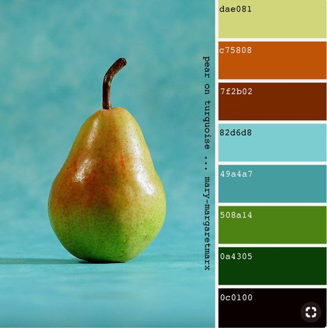 Colours Palette, Outside House Colors, Color Theory Art, Vintage Colour Palette, Peach Palette, Color Palette Challenge, Green Fruit, Fruit Painting, Design Seeds