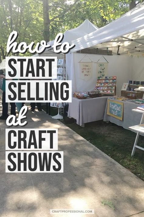 Tags For Craft Fair Items, How To Sell At A Craft Fair, Selling At A Craft Fair, Sewing Vendor Booth, Diy Art Show, Craft Fair Booth Display Ideas, Craft Show Tips, Craft Fair Vendor, Craft Fair Booth Display