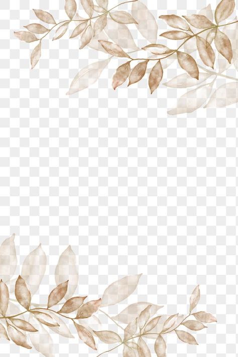 Transparent Border Png, Png Flowers Design, Frame Border Design Aesthetic Pastel, Border Png Design, Frame Border Design Png, Brown Border Design, Frame Png Aesthetic, Flower Png Transparent Background, Flower Transparent Background