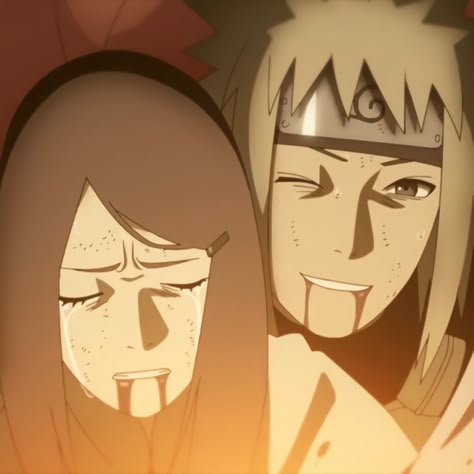 Naruto Parents, Minato Pfp, Naruto Illustration, Minato Kushina Naruto, Naruto Scenes, Naruto Screencaps, Minato X Kushina, Pam And Jim, Naruto And Kushina