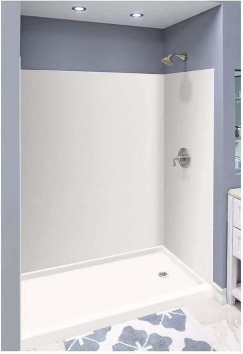 Tin shower walls