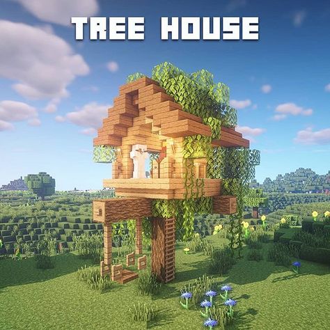 House Design Minecraft, Minecraft Blueprint, Minecraft Treehouses, Minecraft Homes, Mansion Minecraft, Maine Craft, Mobs Minecraft, Memes Minecraft, Minecraft Tree