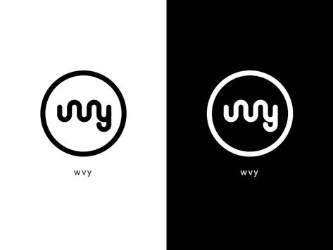 wvy (wavy) logo by Richard kim Flow Logo, S Logos, Flow Graphic, Logos Ideas, Portfolio Ideas, Logo A, Corporate Design, New Logo, Audi Logo