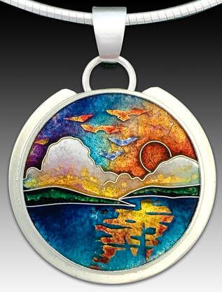 rickyfrank.com - Ricky Frank Enamels Home Cloisonne Art, Torch Fired Enamel Jewelry, Gold Enamel Jewelry, Enameling Jewelry, Torch Fired Enamel, Cloisonne Enamel Jewelry, Metal Art Jewelry, Faberge Jewelry, Cloisonne Jewelry