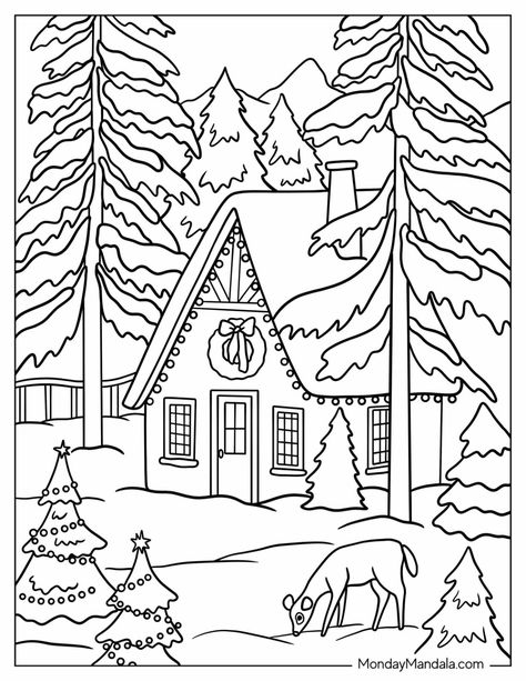 32 Christmas Coloring Pages For Adults (Free Printables) Find the Best Christmas Coloring Pages at WargaMasyarakat.org Colouring Pages For Adults Christmas, Coloring Sheet Christmas, Travel Colouring Pages, Bold Christmas Coloring Pages, Pages To Color Printables, Christmas Themed Coloring Pages, Disney Coloring Sheets Christmas, Cute Christmas Colouring Pages, Simple Christmas Scenes Drawing