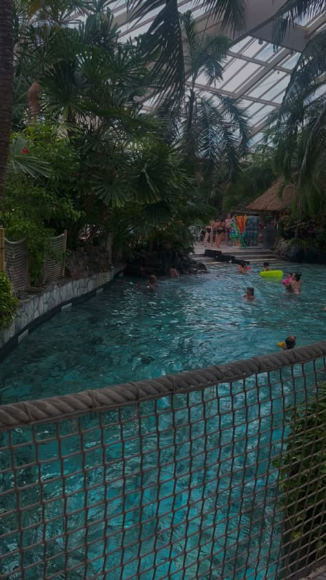 #centerparcs Indoor Waterpark Aesthetic, Centre Parcs Elveden, Home Indoor Pool, Waterpark Aesthetic, Girls Staycation, 6 Siblings, Centre Parcs, Hot Chips, Center Parc