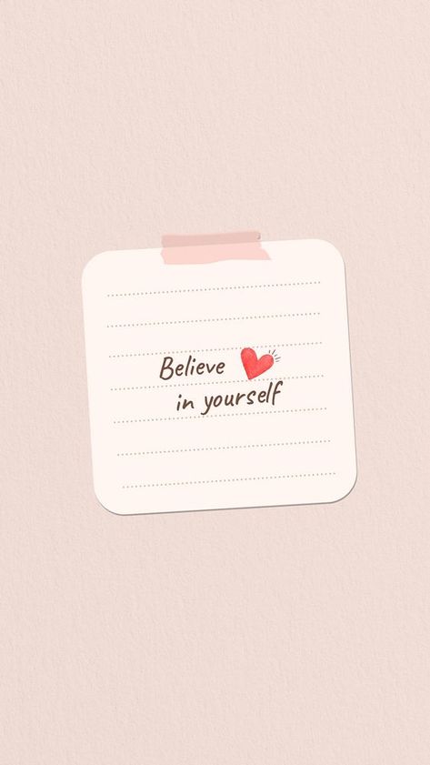 Believe in yourself quote Facebook story template | premium image by rawpixel.com / Wan How To Download Pinterest Photos, Iphone Wallpaper Cute Girly, Loving Yourself First Quotes, Wallpaper Cute Girly, Love Yourself Aesthetic, Heart Wallpaper Iphone, Love Yourself Wallpaper, Love Yourself First Quotes, Phone Widget