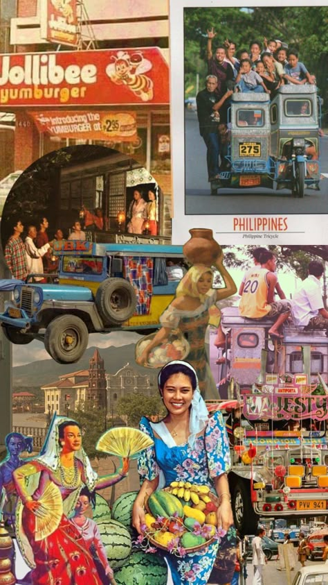 #philippines #pinoy Collage About Society, Culture And Society Collage Philippines, Culture And Society Collage, Filipino Culture Collage, Culture And Society Poster, Vintage Filipino Aesthetic, Philippine History Background, Old Philippines Aesthetic, Philippines Aesthetic Vintage