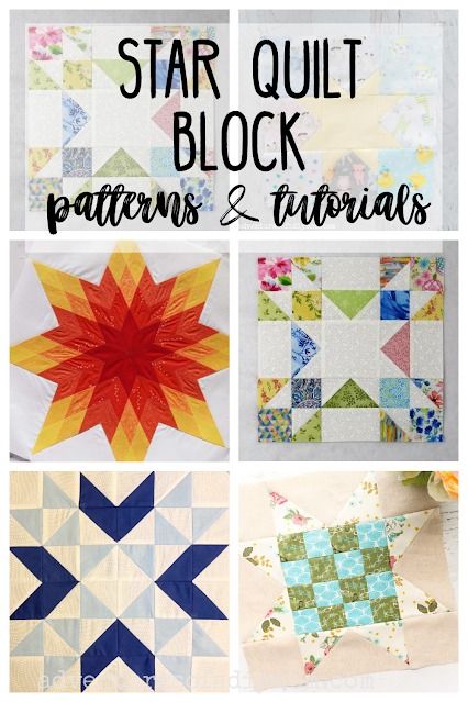 Star quilt blocks can build so many different beautiful star quilts. Find the perfect star block for your next quilt project with all of the variations on a star shape for star quilt block patterns and tutorials. 30+ STAR QUILT BLOCK PATTERNS Quilt blocks are the beginnings of a gorgeous quilt top. They can take a lot of time and effort to make, but once you learn how to make them they get easier. There are so many different ways to quilt a star... Entwined Star Quilt Block Pattern, Star Patchwork Blocks, Sawtooth Star Quilt Patterns Free, Sawtooth Star Quilt Block Variations, Oh My Stars Quilt Pattern Free, Woven Star Quilt Pattern, Broken Star Quilt Pattern, Christmas Star Quilt Block, 12 Inch Star Quilt Block Patterns Free