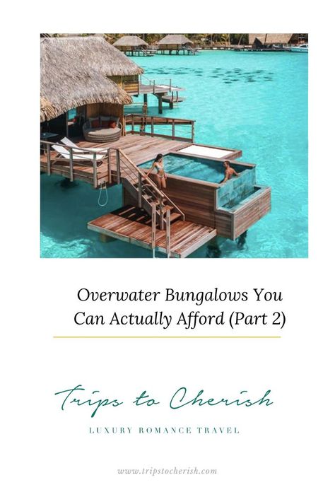 Overwater villas top many honeymooners' wish lists. With prices $1,500 per night and higher, they might remain a mirage. Fortunately, budget-friendly overwater bungalows exist. Inexpensive options are available from Belize to the Maldives, and they don't lack luxury and privacy. Here are the overwater bungalows you can afford (Part 2). #cherishedhoneymoons #overwaterbungalows #honeymoonplanner #destinationweddingplanner #proposalplanner #honeymoonexpert #honeymoonspecialist #romancetravel India Vacation, Honeymoon Packing, Affordable Honeymoon, Honeymoon Tips, Romance Travel, Honeymoon Destination Ideas, Honeymoon Locations, Romantic Honeymoon Destinations, Honeymoon Planning