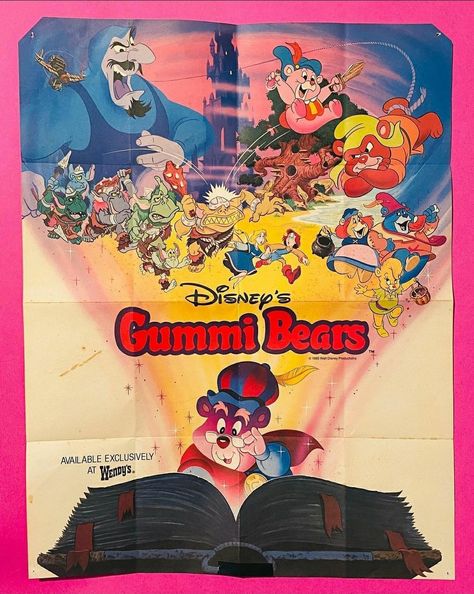 Disney's Gummi Bears poster Gummy Bear Wallpaper, Disney Gummi Bears, Disney 80s, Red Velvet Ice, Red Velvet Ice Cream, Disney Afternoon, Gummi Bears, Nostalgic Images, 80s Nostalgia