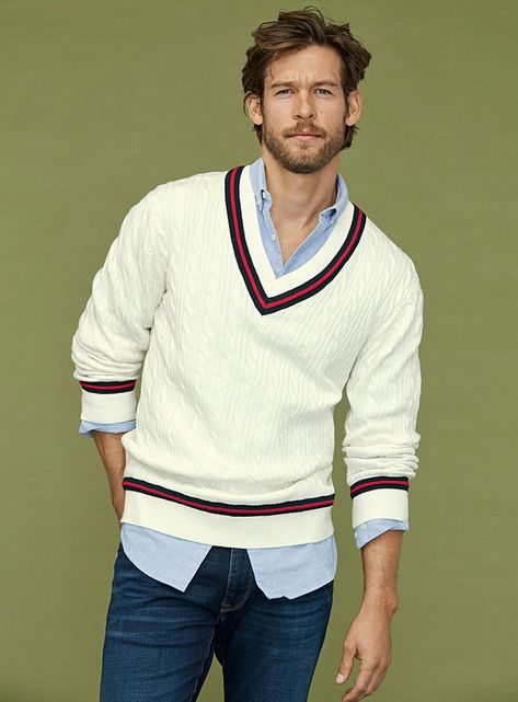 V Neck Men Sweater, Mens Cricket Sweater Outfit, Tennis Sweater Outfit Men, Men V Neck Sweater Outfits, Cricket Sweater Men Outfit, V Sweater Outfit, V Neck Sweater Outfit Men, Vneck Sweater Outfit, V Neck Sweater Outfit