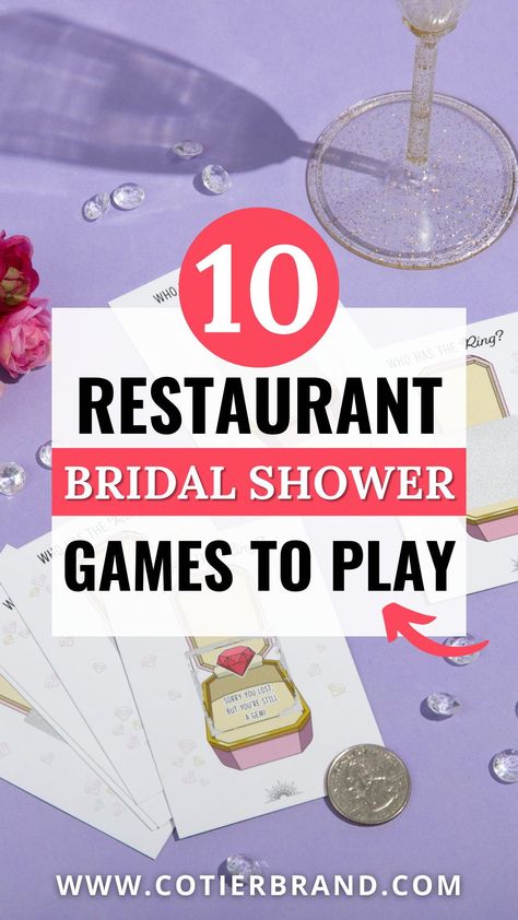 We know exactly how to cater for any bridal shower – and we're going to show you the top restaurant bridal shower games to get you started! Restaurant Bridal Shower Decorations, Bridal Shower Ideas At A Restaurant, Bridal Shower In Restaurant, Bridal Shower Games At A Restaurant, Bridal Shower Game Ideas Activities, Restaurant Bridal Shower Ideas, Simple Bridal Shower Games, Bridal Shower At Restaurant, Bridal Shower Restaurant