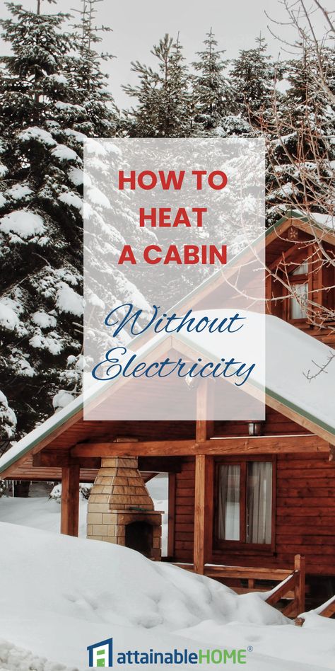 We will explain these methods to heat a cabin in greater detail and give you hints on the cost of heating your cabin using the various heating methods. So keep reading to know how to heat a cabin. How To Heat House Without Electricity, Off Grid Heating Winter, Heat Without Electricity, Off Grid Heating, Village Plan, Cold Weather Hacks, House Diys, Solar Thermal Panels, Portable Propane Heater