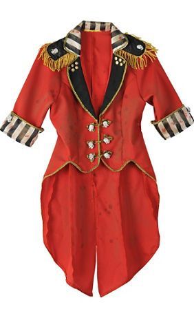 Ringmaster Jacket, Diy Karneval, Red Cropped Jacket, Steampunk Circus, Cirque Vintage, Ringmaster Costume, Halloween Circus, Under The Big Top, Circus Costumes