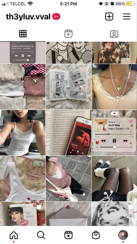 How To Keep Your Instagram Aesthetic, Journal Instagram Feed, Fairycore Instagram Feed, Coquette Photo Ideas Instagram, Coquette Instagram Feed, Aesthetic Ig Feed Ideas, Instagram Feed Ideas Aesthetic, Insta Page Ideas, Ig Feed Aesthetic