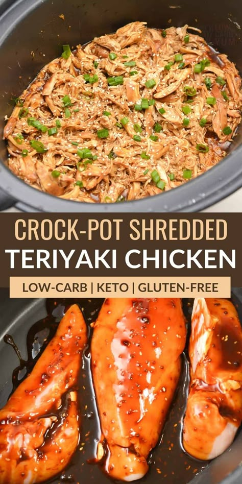 Easy Low Carb Chicken Crockpot Recipes, Keto Dinner Ideas Crock Pot, Crock Pot Chicken Lunch Recipes, Easy Low Carb Crockpot Meals Simple, Bariatric Crock Pot Meals, Keto Teriyaki Chicken Crock Pot, Keto Chicken Recipes Slow Cooker Low Carb, Crockpot Chicken Keto Low Carb, Simple Healthy Chicken Crockpot Recipes