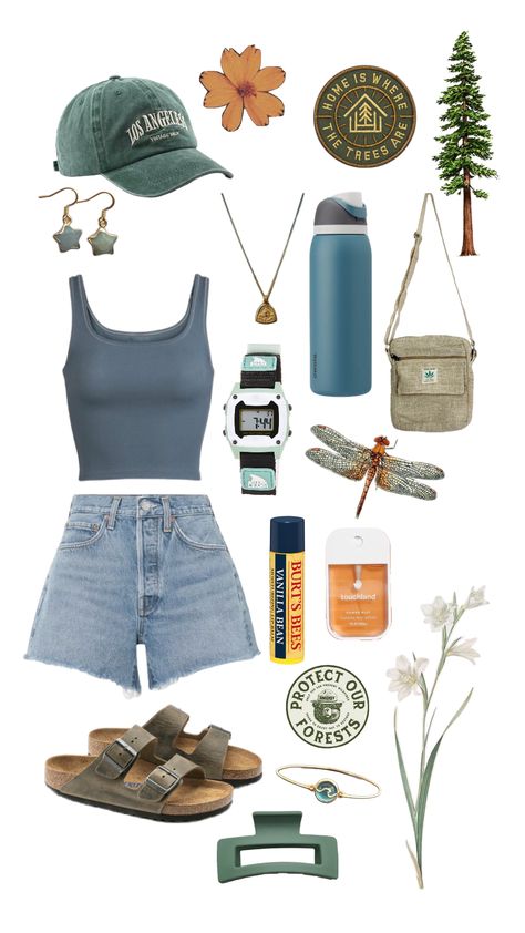 #summer #summer2024 #granolagirl #saltedgranolagirl #granola #outfitinspo #granolagirloutfitinspo #summeroutfitinspo #summercamp #camping #campoutfit Summer Camp Outfits, Cute Camping Outfits, Granola Outfits, Hiking Hairstyles, Earthy Outfits, Hiking Quotes, Hiking Outfit Winter, Camping Outfits, Winter Hiking