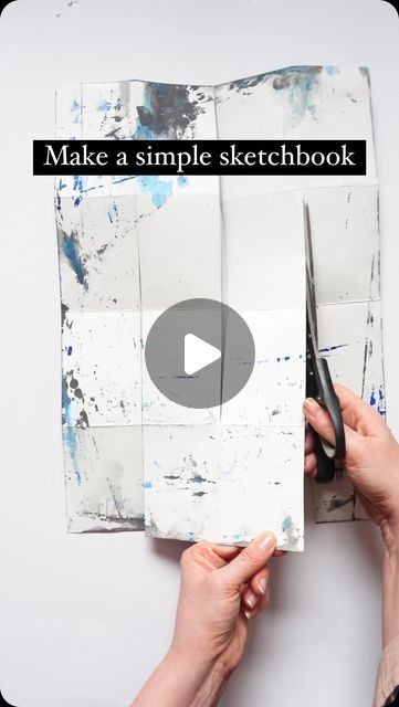 How To Make A Concertina Sketchbook, Artist Books Ideas Creative, Pop Up Art Journal, Concertina Sketchbook Ideas, Artists Books Handmade, Diy Watercolor Sketchbook, Sketch Book Inspiration Creativity, Artist Books Handmade, How To Make A Sketchbook