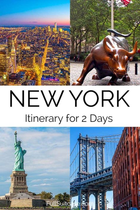 2 Days in New York City: Detailed Itinerary & Map (+NYC Insider Tips) Nyc Tourist Map, Nyc Trip Planning, New York Trip Planning, Nyc Sightseeing, Nyc Itinerary, Nyc Map, New York City Vacation, Weekend In Nyc, New York Vacation