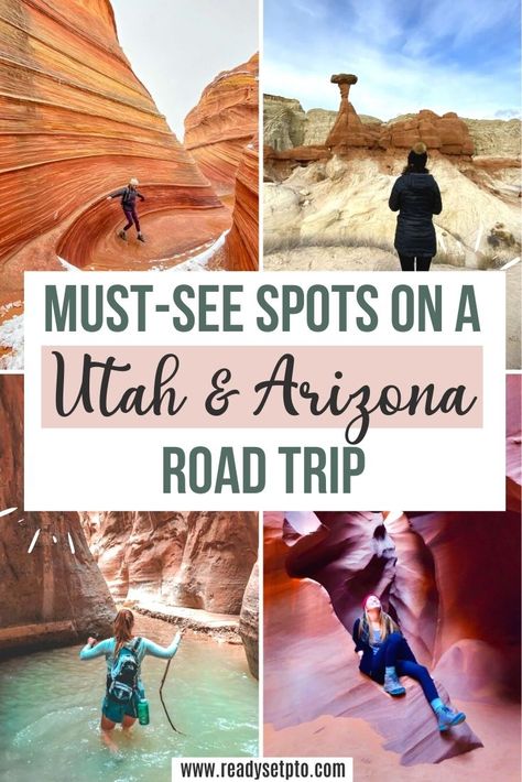 The Best Things To See on a Utah & Arizona Road Trip Road Trips Out West, Arizona Road Trip Map, Colorado Utah Arizona Road Trip, National Parks Arizona, Best 4 Day Vacations In The Us, Utah And Arizona Road Trip, Arizona National Parks Road Trip, Arizona Utah Road Trip Itinerary, Southern Utah Road Trip