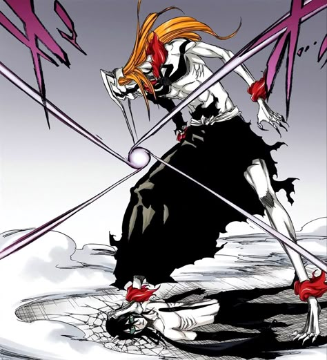 Ichigo Vasto Lorde Wallpapers, 2nd Hokage, Hollow Bleach, Vasto Lorde, Ichigo Manga, Action Poses Drawing, Bleach Drawing, Witch Characters, Bleach Ichigo