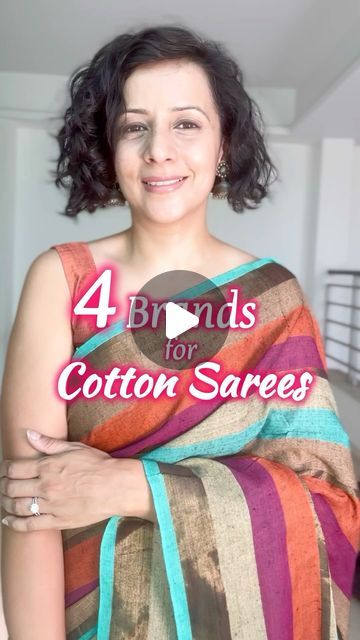 Shweta Mathur on Instagram: "Check out 4 brands to buy cotton sarees 

1. @oaghindia Cotton handloom sarees, tissue, linen, chanderi as well. Very smart and affordable, great for work wear

2. @shreeamore.in Cotton sarees with embroidery and appliqué work, they have a unique collection 

3. @mogasu.goa Mul sarees with quirky prints inspired by Goan houses. They have great styles and colours 

4. @kaisoriindia Gorgeous kota sarees with block prints, they also have maaheshwaris and cotton silks

My saree from @oaghindia 

#saree #sari #cotton #handloom #kota #mulmul #blockprinting #workwear #summer #styletip #wheretobuy" Modern Cotton Saree, Cotton Handloom Sarees, Cotton Saree Styling, Handloom Saree Cotton, Goan Houses, Mul Mul Cotton Saree, Cotton Sarees Online Shopping, Mul Cotton Saree, Appliqué Work