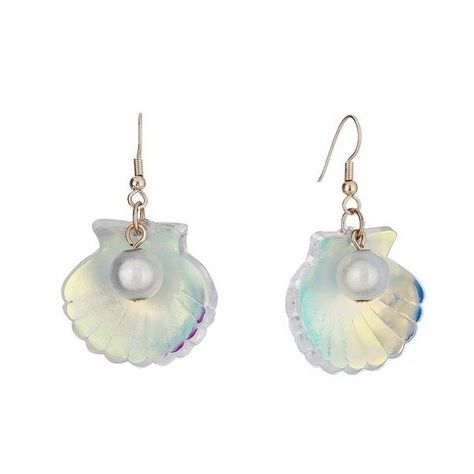 Tumblr ❤ liked on Polyvore featuring earrings, jewelry, accessories, mermaid and fillers Punk Mermaid, Shells Earrings, Iridescent Jewelry, Sea Shell Jewelry, Fem Fashion, Sea Shell Earrings, Iridescent Earrings, Mermaid Stuff, Blue Green Eyes