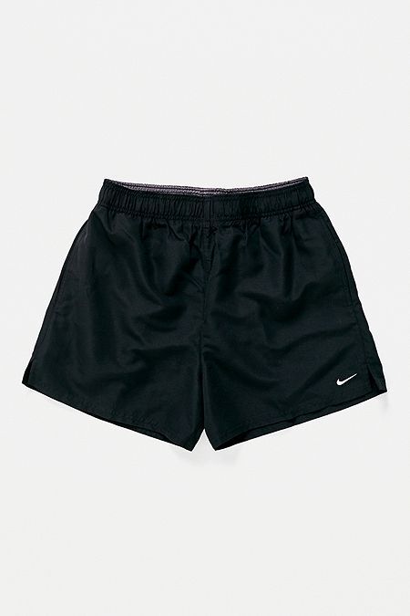 Nike Solid Black Swim Trunks Cute Swim Trunks, Outfit Skater Girl, Summer Shorts For Men, Black Swim Shorts, Outfit Ideas Party Night, Black Swim Trunks, Outfit Ideas Party, Swimming Clothes, Leather Pants Outfit