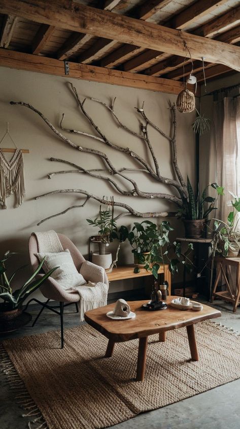 Maximize your small space with these 13 chic Tree-Mendous home décor ideas. Featuring compact furniture, tree motifs, and natural accents, these tips will help you create a cozy, nature-inspired haven. Indoor Tree Decor, Tree Living Room, Cozy Nature, Compact Furniture, Indoor Tree, Tree House Decor, Vintage Tree, Tree Wall, Tree Decor