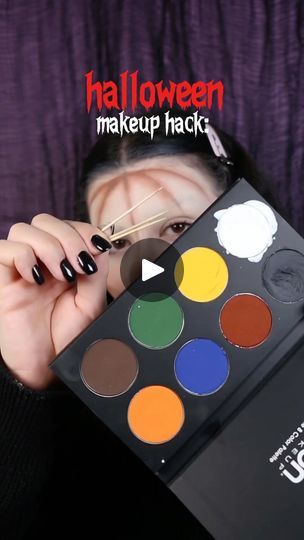 10K reactions · 31 comments | easy PUMPKIN makeup hack 🎃🖤 

#makeuptutorial #makeuphack #halloween #halloweenmakeup | Priscilla Grihim | ឵PlayaPhonk · Phonky Town Halloween Makeup Easy Tutorials, Easy Pumpkin Makeup, Pumpkin Makeup Ideas, Halloween Makeup Diy Easy, Pumpkin Makeup, Halloween Makeup Hacks, Halloween Makeup Tutorial Easy, Halloween Makeup Tutorial, Makeup Hacks