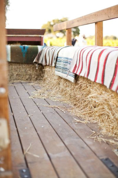 romantic hay rides, hay bales as seating on the porch?! Hay Ride Ideas, Fall Hayride, Fall On The Farm, Hay Ride, Hay Rides, Fall Family Fun, Harvest Party, Fall Fest, Pumpkin Farm