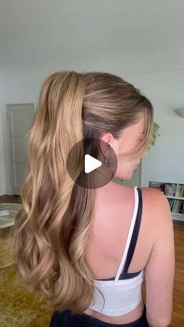 Jordynn Wynn on Instagram: "Easy half up hairstyle. This is perfect for events for those of you entering wedding season 💒💕
.
.
.
.
.
.
.
#hairfashion #hairgoals #hairtutorial #hairtransformation #hairstyles #hairideas #hairstylist #longhair #longhairstyles #hairoftheday #hairofinstagram #hairhack #thickhair #thickhairstyles #cutehairstyles #weddingguesthair" Easy Wedding Half Up Half Down, Easy Wedding Guest Hairstyles, Half Up Hairstyle, Half Up Half Down Hairstyle, Down Hairstyle, Half Updo Hairstyles, Easy Care Hairstyles, Free Beats, Guest Hair