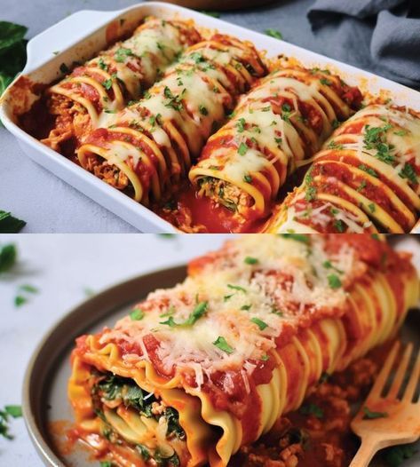 Vegan Pho Recipe, Vegan Italian Recipes, Ricotta Filling, Vegan Ricotta, Lasagna Roll Ups, Vegan Lentil Soup, Lasagna Rollups, Lasagna Roll, Vegan Lasagna