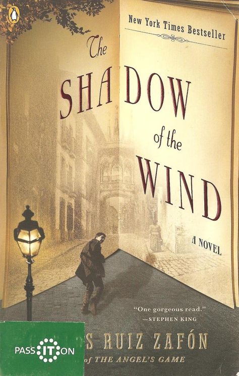 The Shadow of the Wind By Carlos Ruiz Zafon The Shadow Of The Wind, Suspense Books, Mystery Novels, Thriller Books, Reading Material, The Shadow, I Love Books, Great Books, Love Book