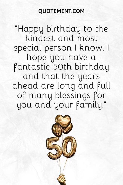 170 Happy 50th Birthday Wishes For Hitting The Golden 50s Happy 50th Birthday For Him For Men, Happy 50th Birthday Wishes Man, Wishes For 50th Birthday, 50th Birthday Wishes For Brother, Happy Birthday 50th Woman Wishes, 50th Birthday Greetings Women, Happy 50th Birthday Wishes Female Friend, 50th Birthday Messages For Women, 50th Birthday Wishes For Women Friend