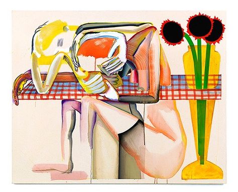 Christina Quarles, Painting Person, London Hackney, Art Work On Canvas, Exhibition Inspiration, Eddie Martinez, Gender Fluidity, Mental Note, Still Life Landscape