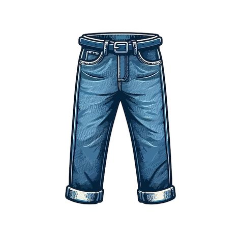 Vector levis ai generated image | Premium Vector #Freepik #vector #jean #bluejeans #jeans-fashion #denim-pants Draw Jeans, Jeans Illustration, Jean Drawing, Jeans Cartoon, Celana Denim, Jeans Drawing, Kaos Oblong, Jeans Logo, Stylish Jeans