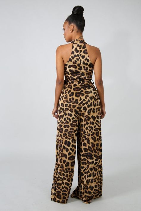 Jumpsuit Style, Leopard Print Outfits, Floral Playsuit, African Dresses Modern, Flawless Diamond, Jumpsuit Chic, Style Goals, Relaxed Outfit, Lace Jumpsuit