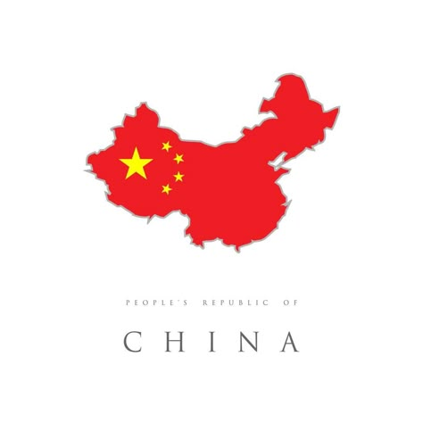 China Map Illustration, Flag China, Flag Of China, Instagram Highlights Icon, Country Flags Icons, Argentina Map, Map Of China, World Country Flags, China Country