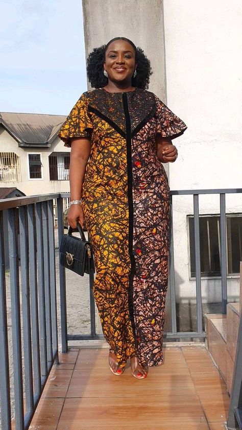 Short Kaftan Dress Ankara, Long Free Gown Styles, Short Free Gown Ankara Styles, Free Dresses For Women, Fredacameo Stylehouse, Concert Gown, Loose Dresses For Women, Kampala Gown Styles For Ladies, Straight Gown