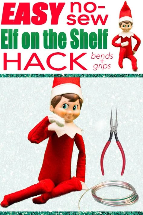 How To Wire Your Elf On The Shelf, Wire In Elf On The Shelf, Elf Wire Diy, Add Wire To Elf On The Shelf, How To Wire Elf On The Shelf, Elf On The Shelf Wire Arms, How To Add Wire To Elf On The Shelf, How To Put Wire In Your Elf On The Shelf, Stem Elf On The Shelf Ideas