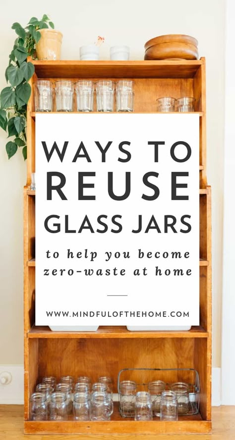 Recycle Home Decor, Jars Recycling Ideas, Home Upcycle Ideas, Mason Jar Repurpose, Recycle Ideas For Home, Jar Repurpose Ideas, Recycle Jars Ideas, Witchy Storage Ideas, Repurposing Glass Jars