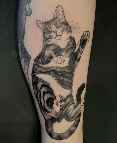 Cat Tattoo Designs, Gothic Tattoo, Aesthetic Tattoo, Dream Tattoos, Piercing Tattoo, Pretty Tattoos, Tattoo Styles, Cat Tattoo, Beautiful Tattoos