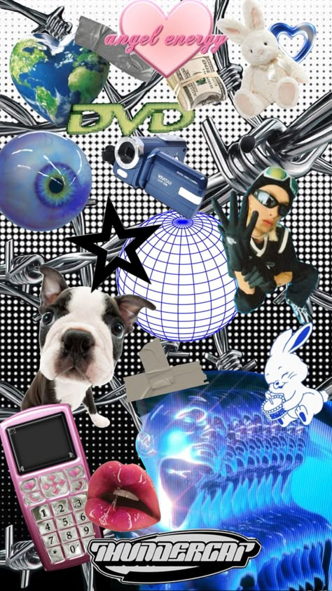 2000s Aesthetic Collage, Y2k Flyer, Contemporary Mood Board, 2007 Aesthetic, Y2k Moodboard, Y2k Collage, Y2k Aesthetic Wallpaper, Y2k Futurism, Urban Y2k