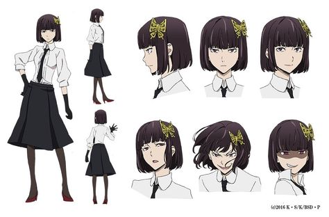 Stray Dog Designs, Yosano Akiko, Akiko Yosano, Bsd Characters, Skins Minecraft, 얼굴 그리기, Bungou Stray Dogs Characters, Character Sheets, Model Sheet